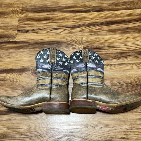 Tin Haul Women’s Boots Size 6.5 Shoot Like A Girl Boots - Picture 5 of 7